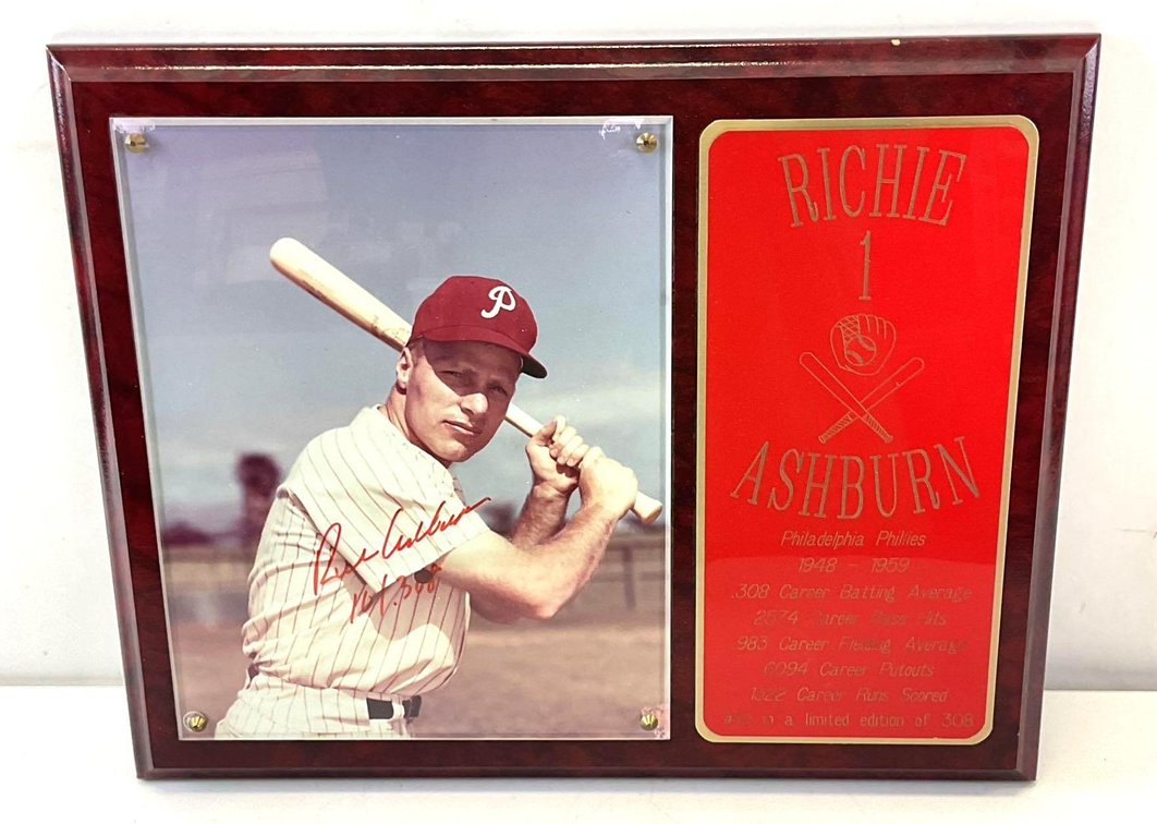 Philadelphia Phillies Richie Ashburn Memorabilia