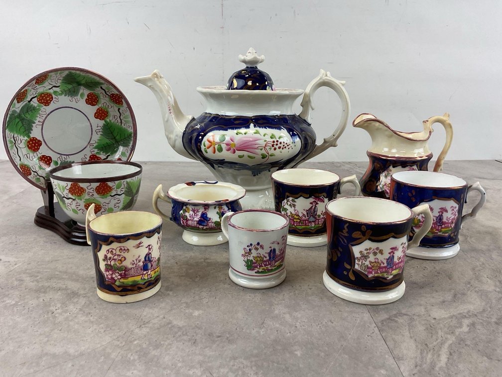 Gaudy Welsh China