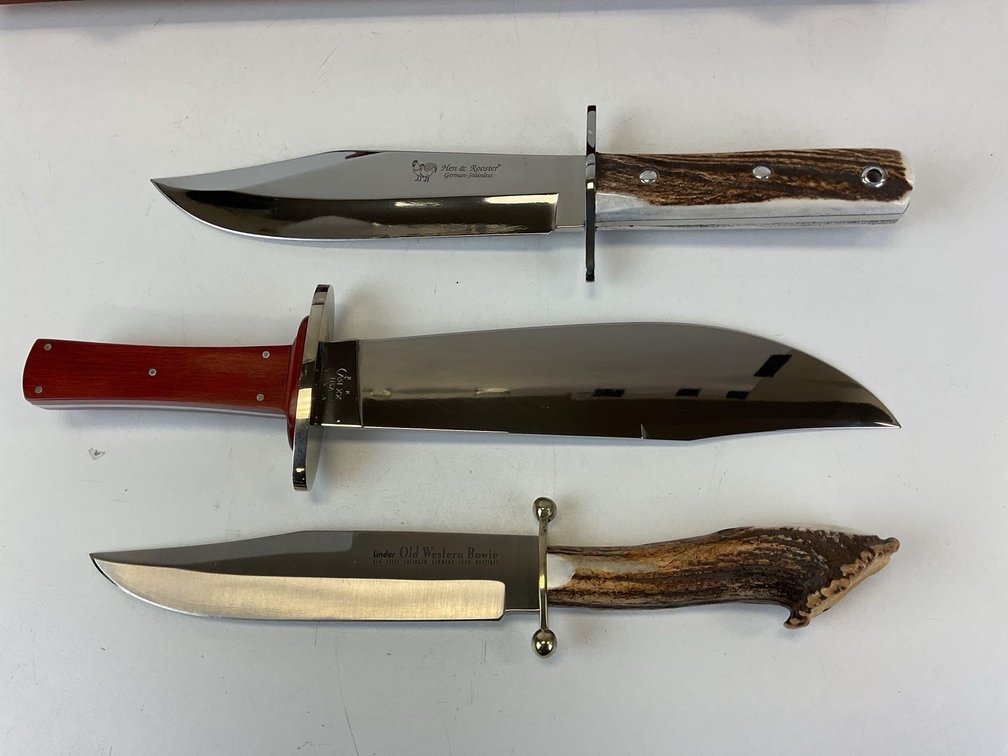 Knives in Display Case