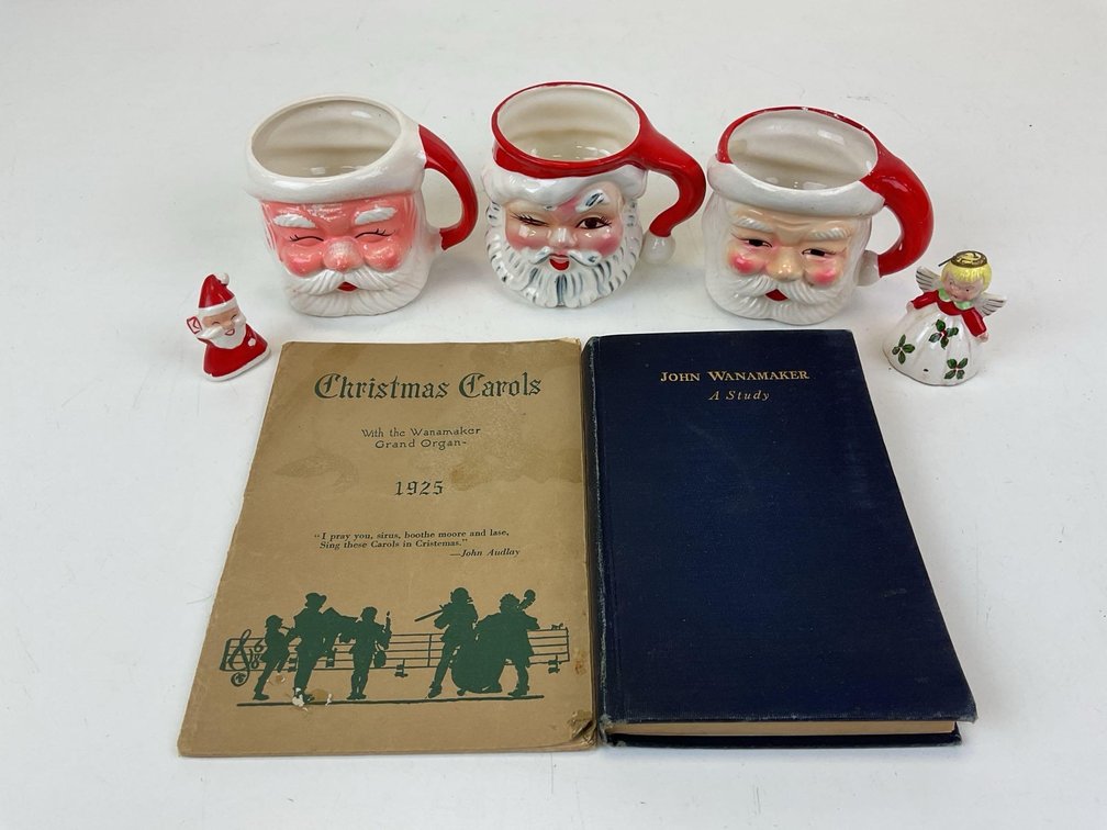 Vintage  Christmas Mugs and Publications