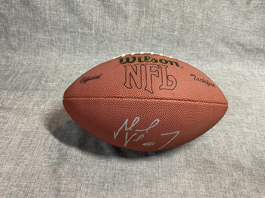 Wilson NFL Football Signed by Michael Vick