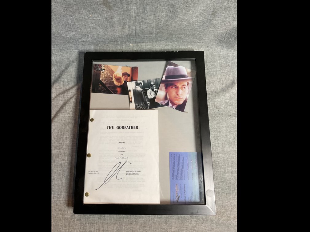 Paramount Pictures The Godfather Part II Signed Screenplay with COA