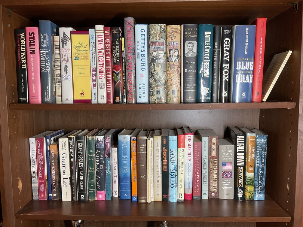 Collection of Civil War, Military, and Historical Books