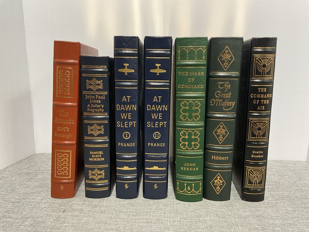 Easton Press Leather-Bound Military History Books