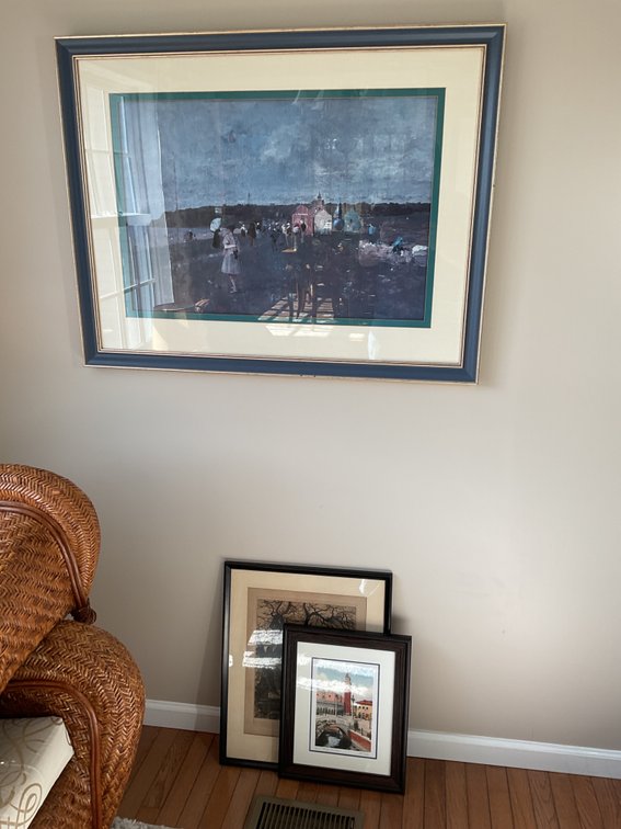 Ethan Allen Framed Artwork Trio