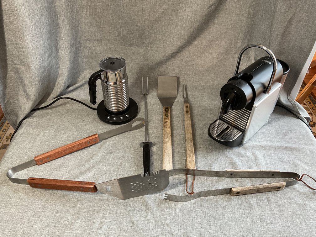 DeLonghi Espresso Machine and Grill Utensils