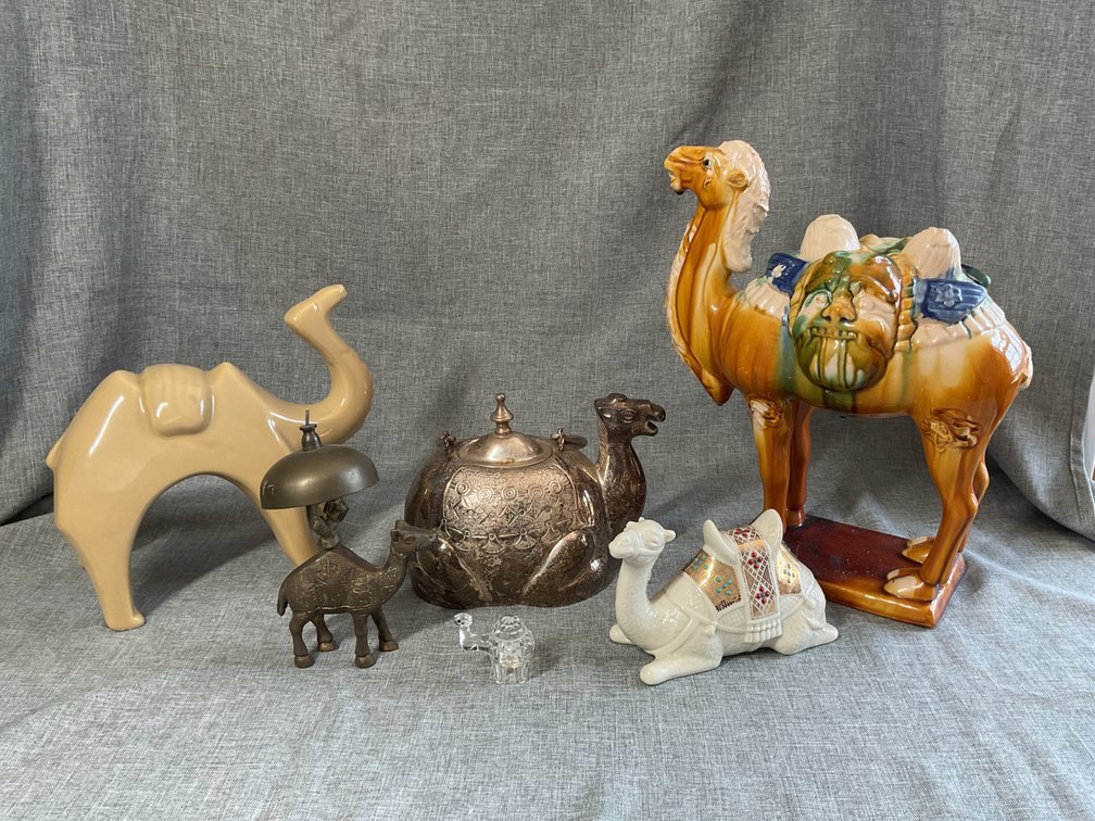 Lenox and Assorted Camel Figurines and Decor