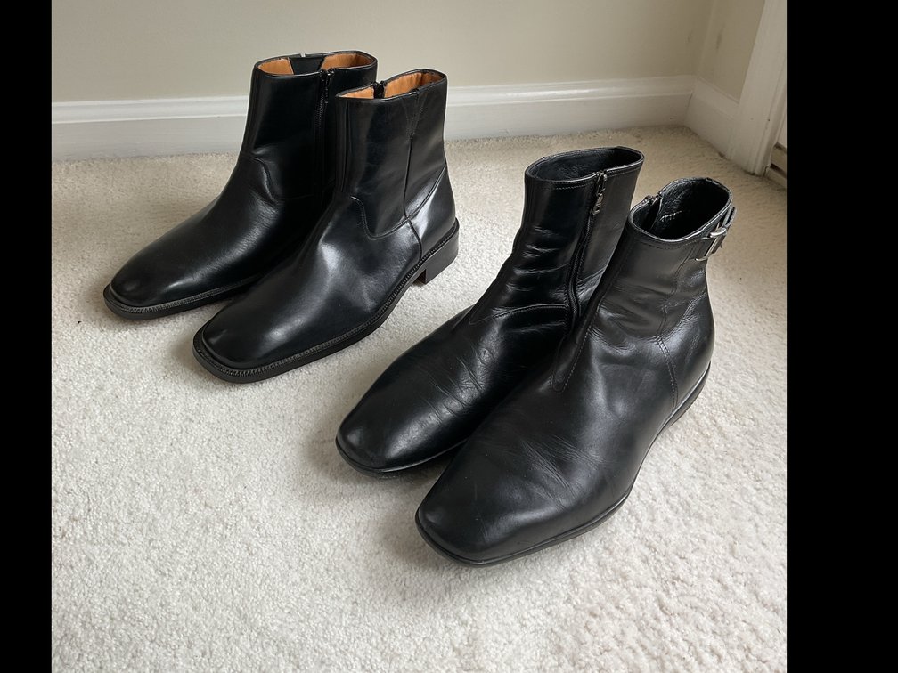 Giorgio's and Prada Men's Leather Boots
