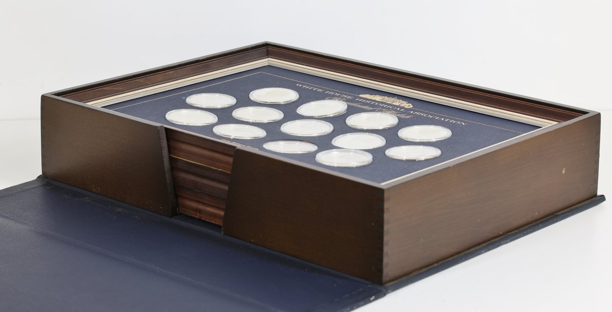 White House Historical Association Sterling Silver Presidential Medals Set