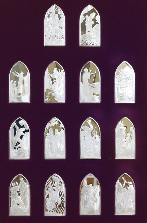 Franklin Mint Sterling Silver Books of the Bible Ingots