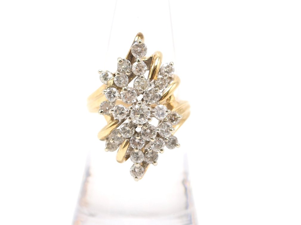 14k YG Diamond Ring