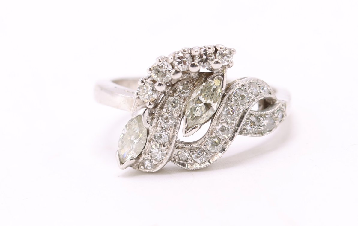14k WG Diamond Ring