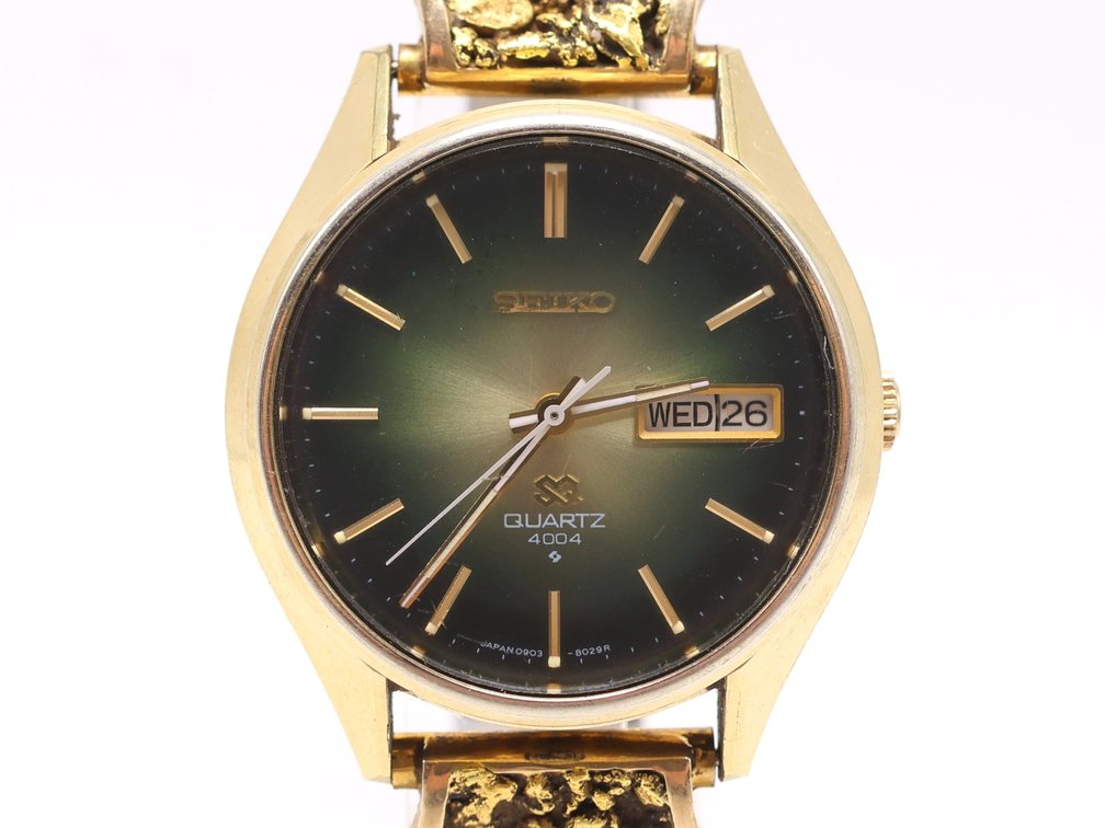 10k Seiko Gold Nugget Watch