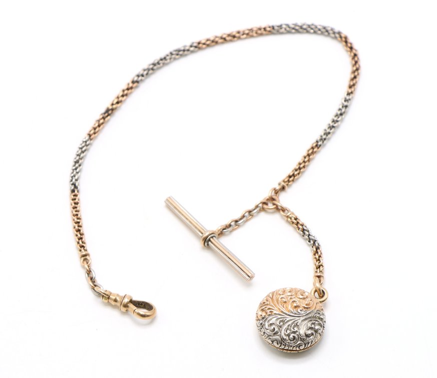 14k Mourning Hair Locket
