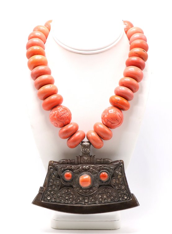 Bobbie Medlin Coral Necklace