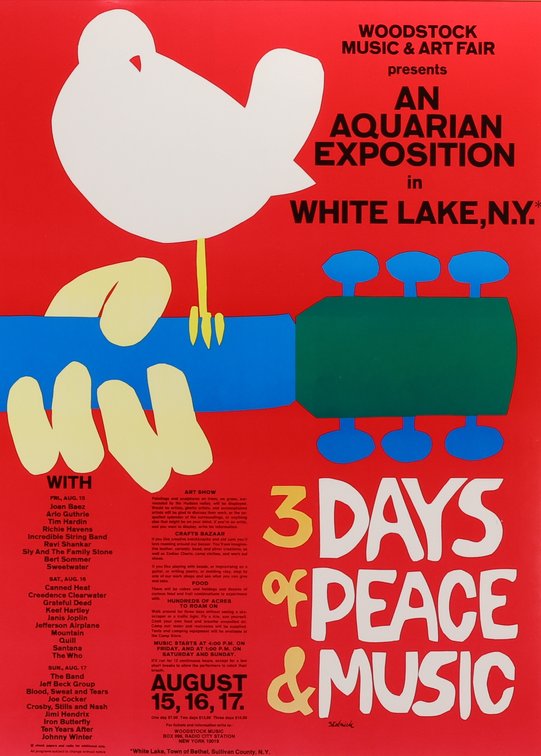 Original Woodstock Poster