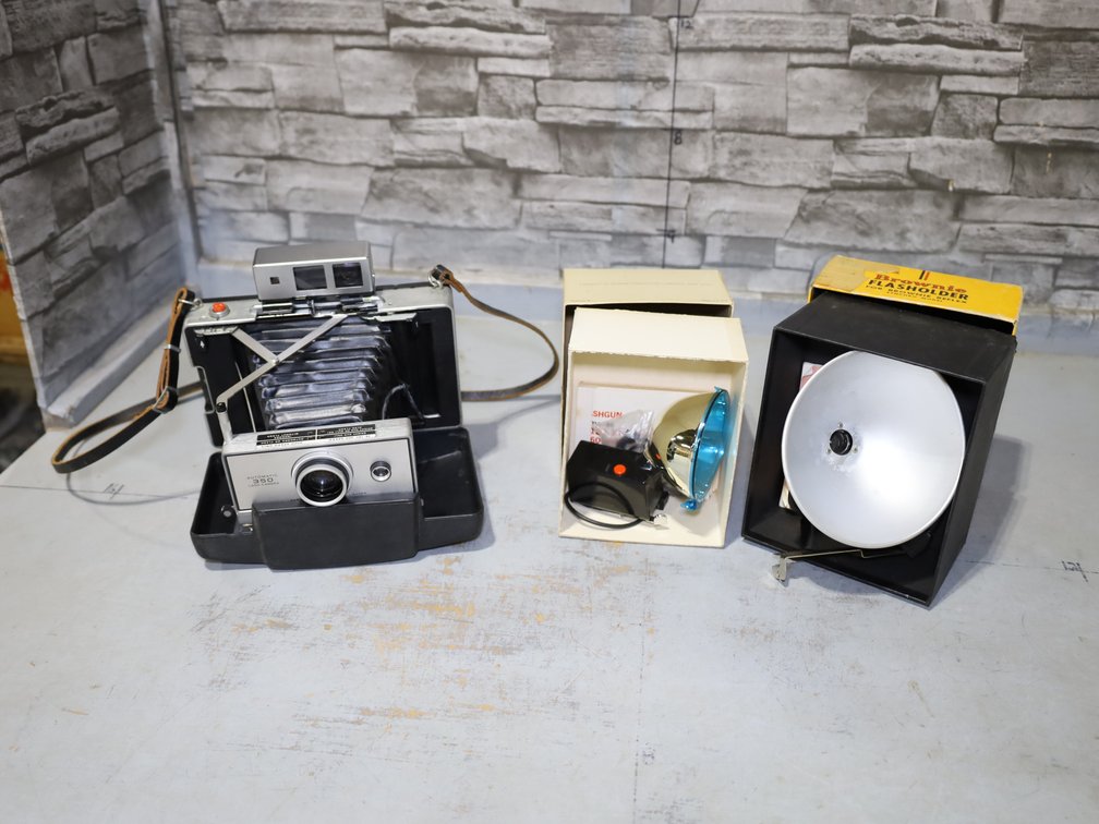 Vintage Polaroid Camera and more