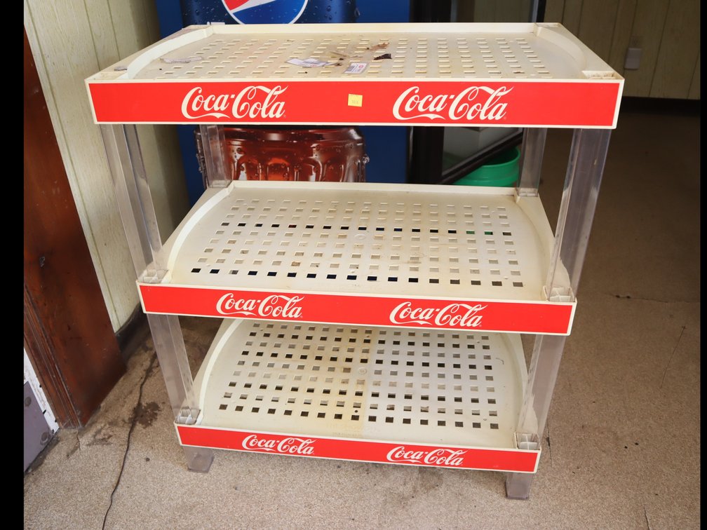 Coca-Cola 3-Tier Display Rack
