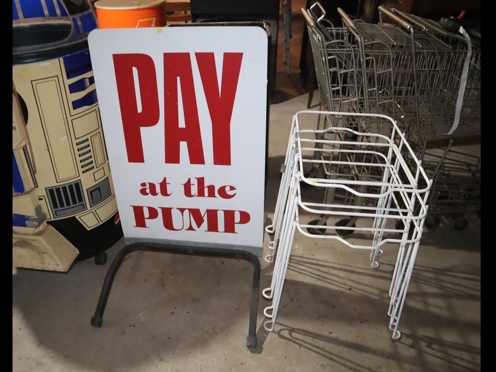 Gas Station Pay-at-Pump Sign