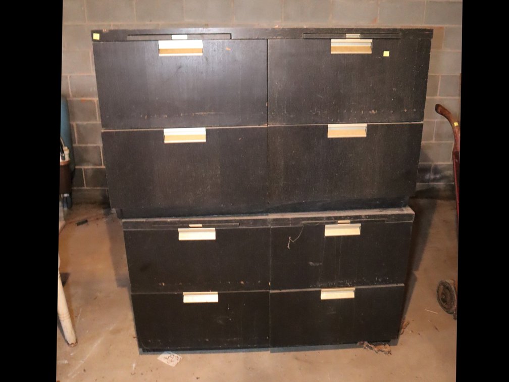 (2) Lateral File Cabinets