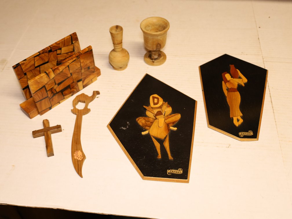 Israel Wood Marquetry & Olive Wood Souvenirs