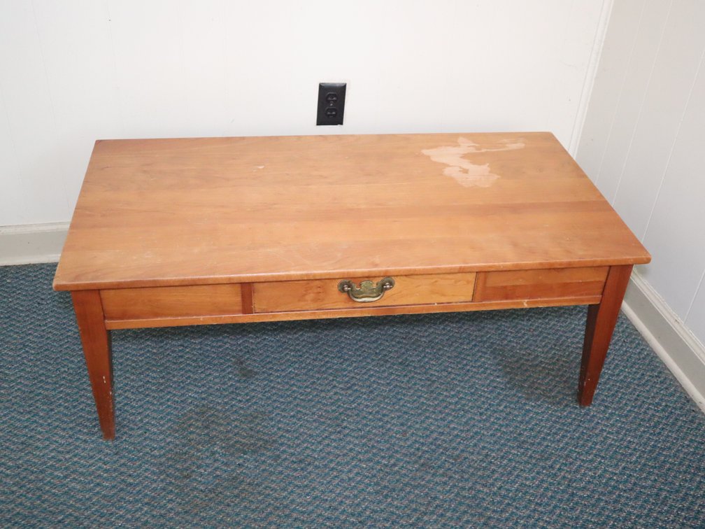 Henkel-Harris Cherry Coffee Table and Hall Tree