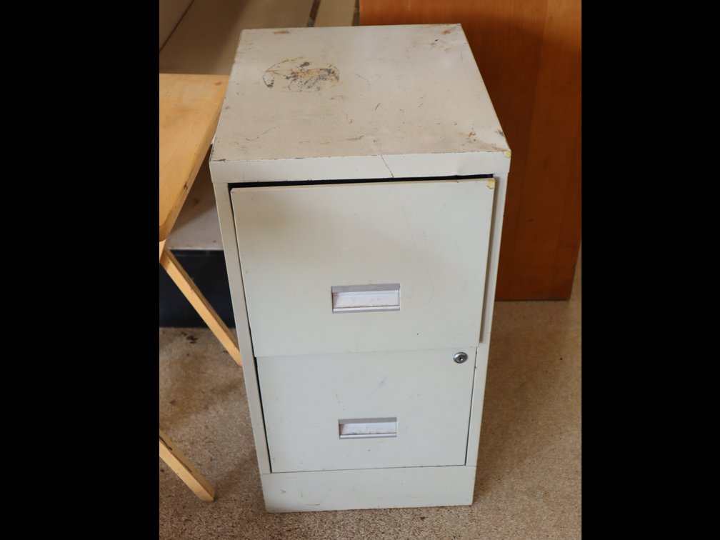 (2) Metal File Cabinets
