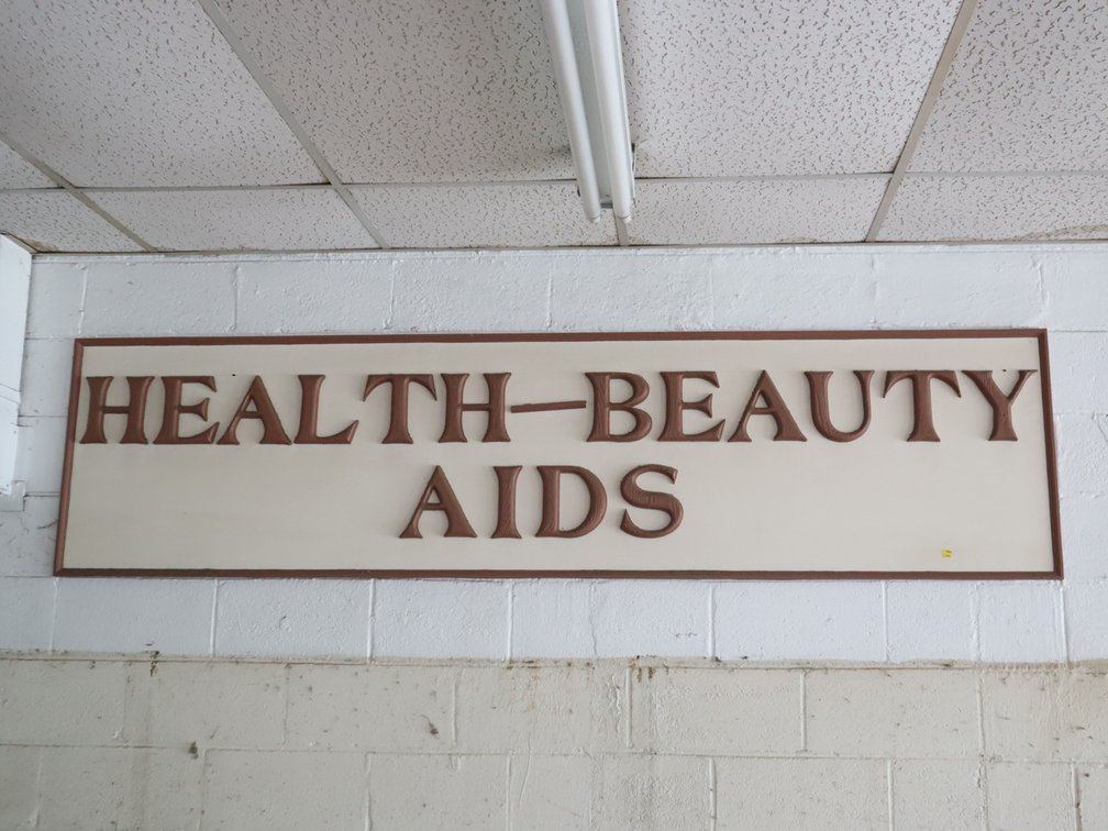 Health - Beauty Aids Commercial Sign