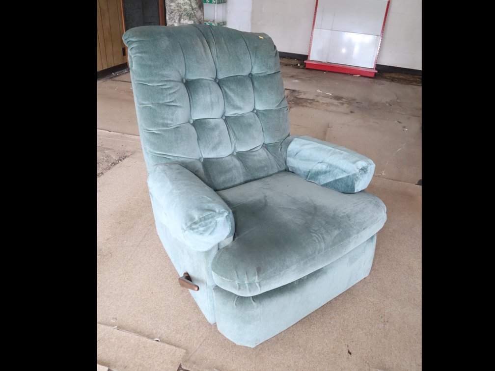 Button-Tufted Recliner