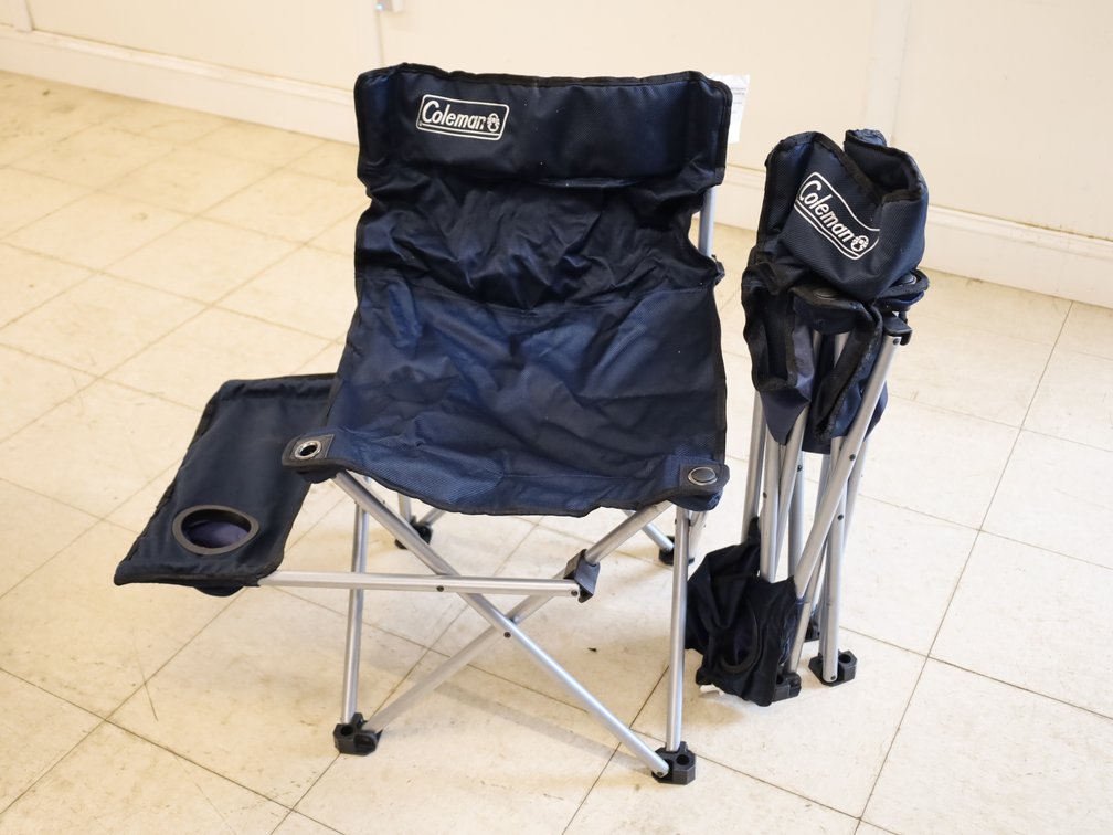 (2)  Coleman Portable Camping Chairs