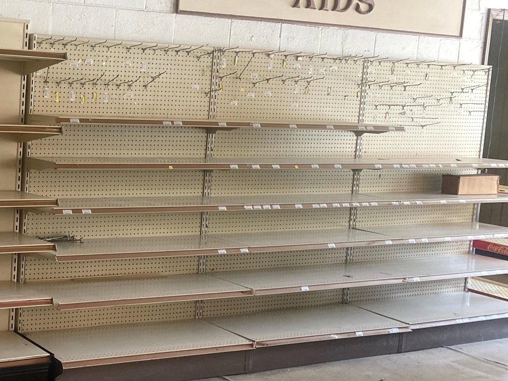 (3) Adjustable Store Shelving