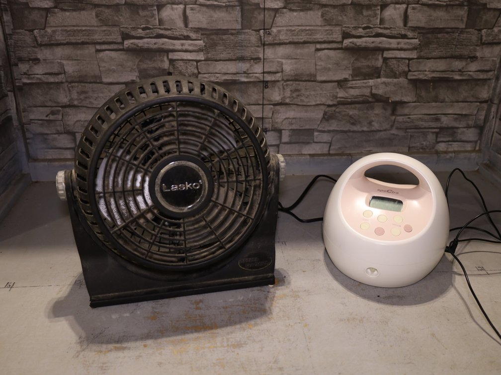 Seagrass Basket with Electric Fan and more