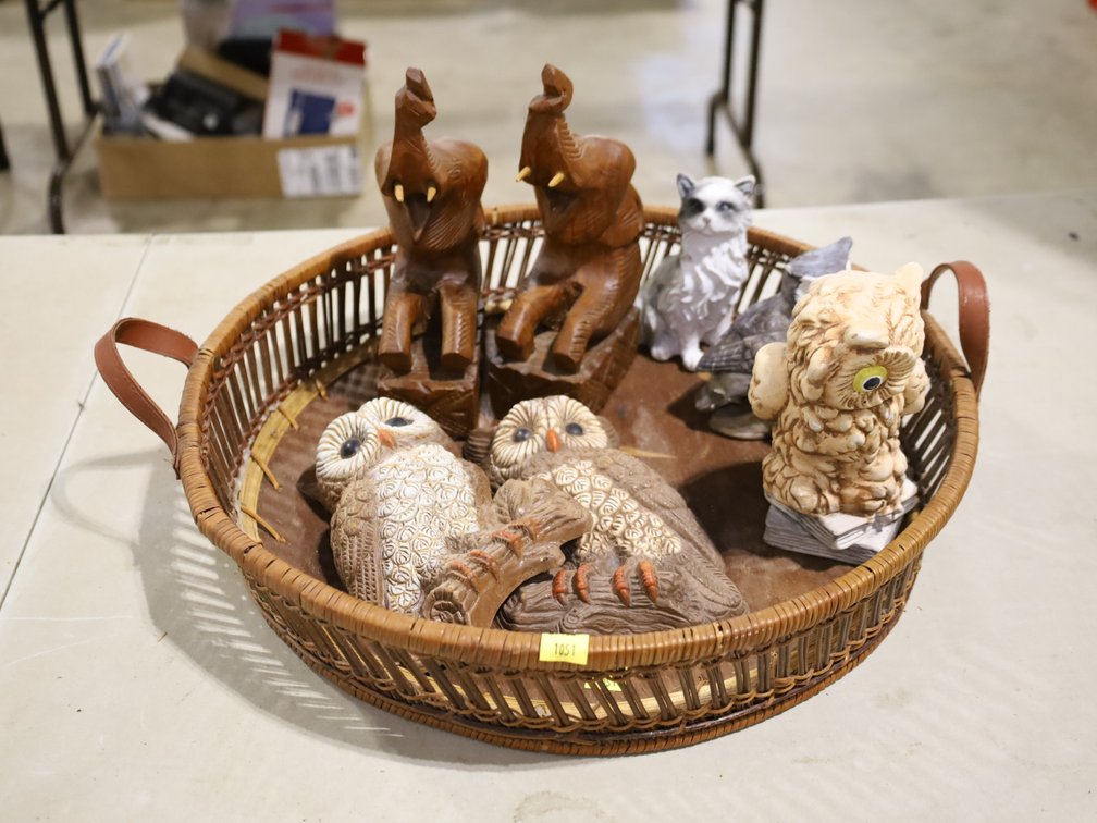 Wooden, Ceramic, and More Animal Figurines