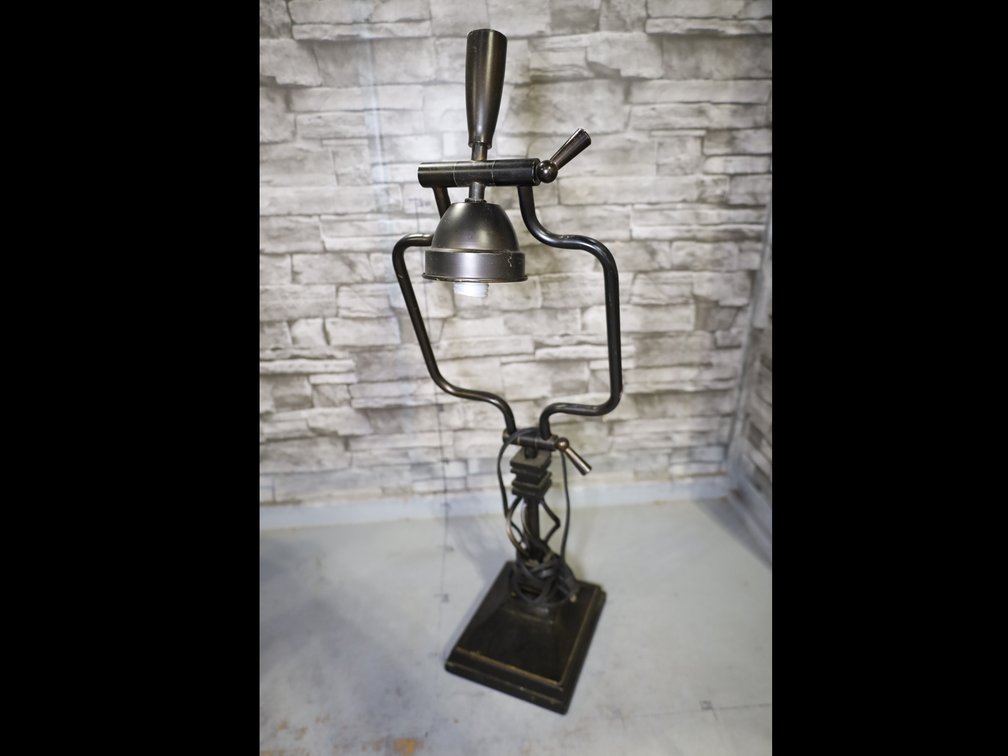 Industrial-Style Table Lamp