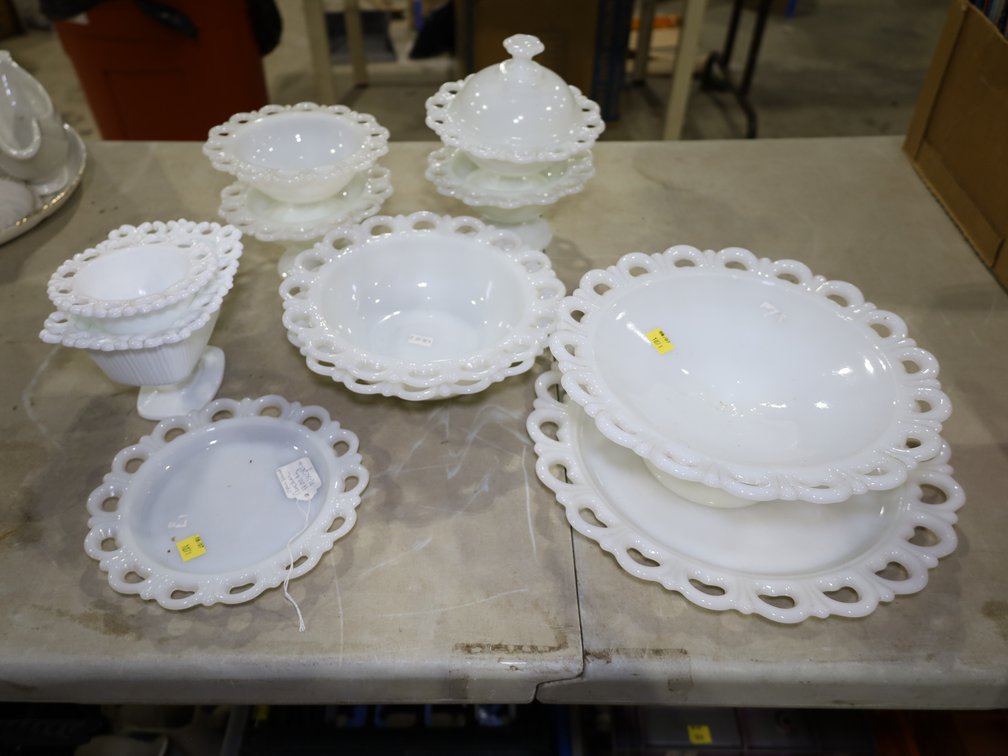Milk Glass Collection