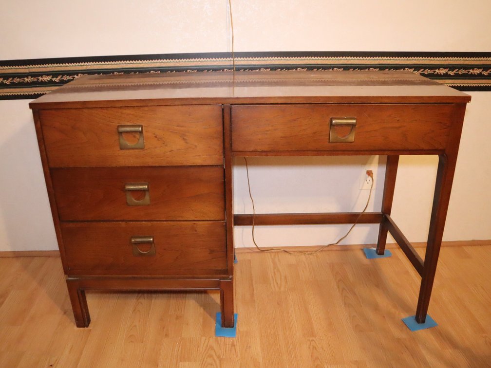 Mid-Century Desk with Chair