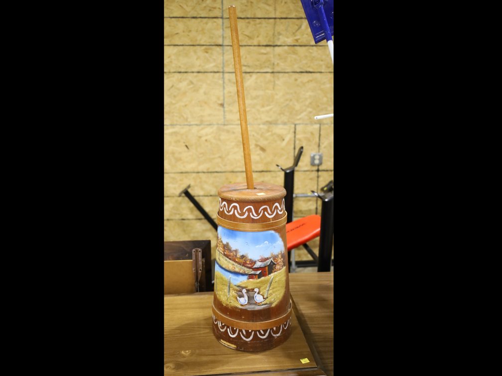 Painted Butter Churn