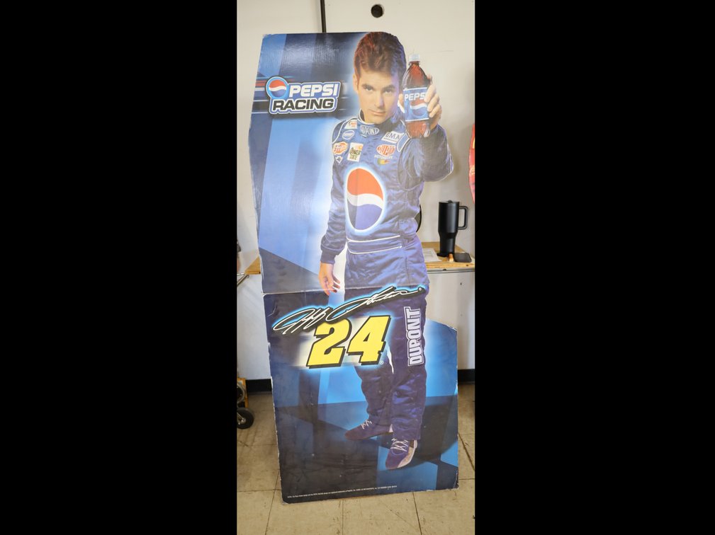 Former Nascar Driver Jeff Gordon life-size cardboard cut-out