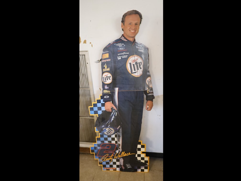 Former Nascar Driver Rusty Wallace life-size cardboard cut-out