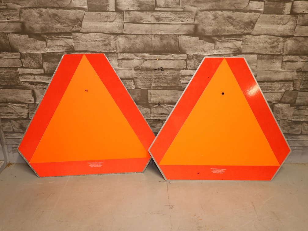(2) Slow Moving Vehicle Signs