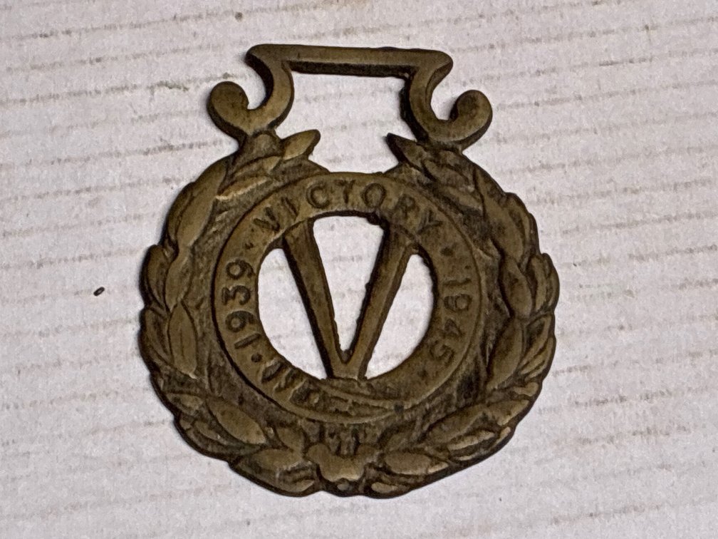 Vintage World War II Commemorative Horse Brass