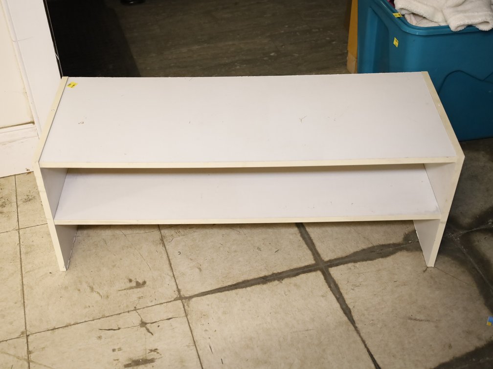 White Shelf Riser