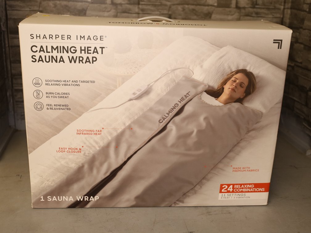 Sharper Image Calming Heat Sauna Wrap