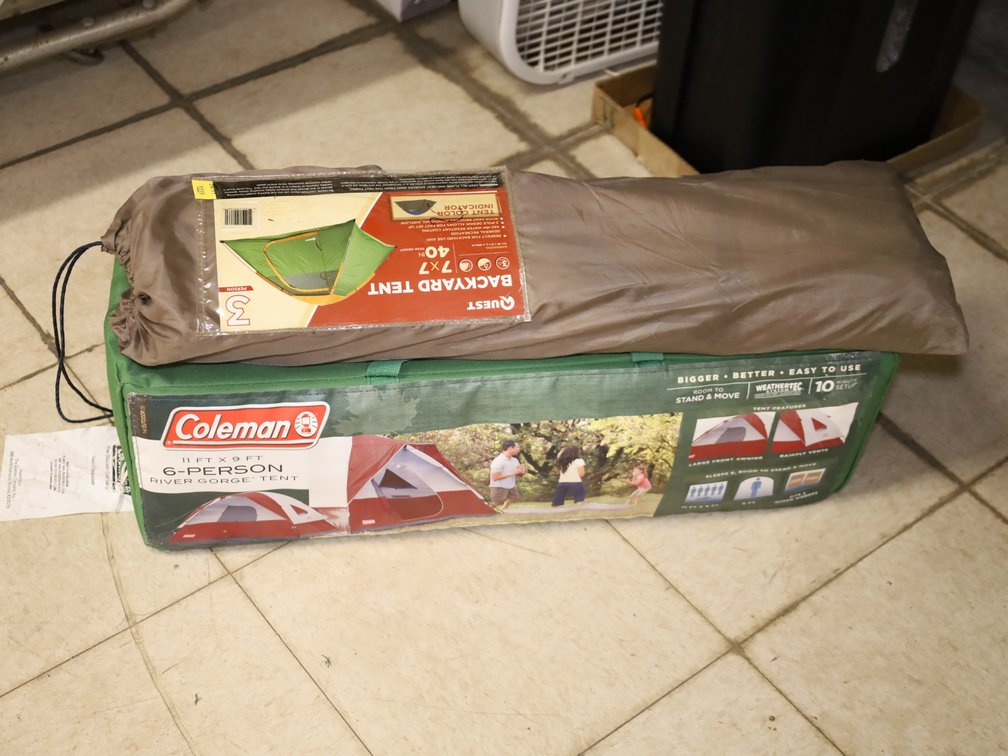 (2) Camping Tents