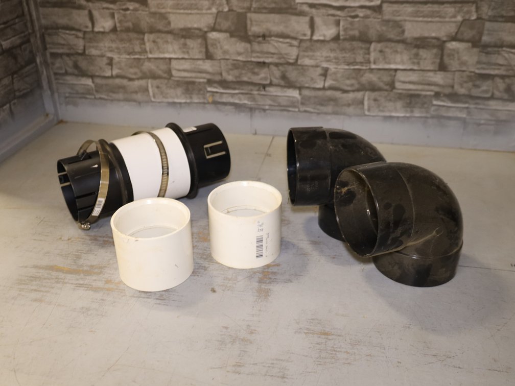 PVC Pipe Fittings, Couplings, Elbow Joints, & Hose Clamps