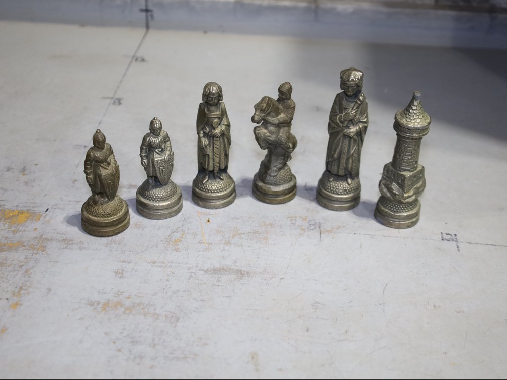 Heavy Medieval Style Chess Set