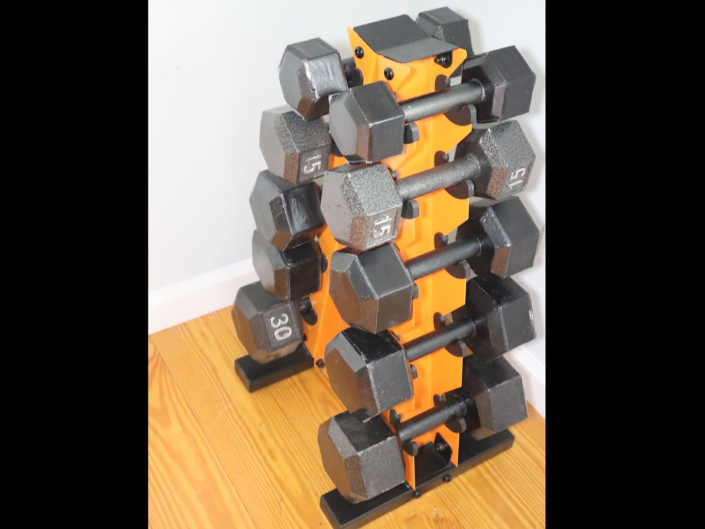 Dumbbell Set w/ Rack