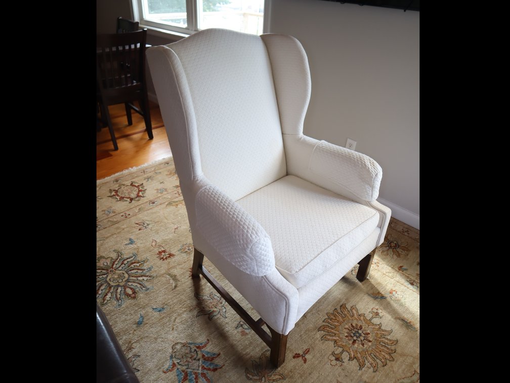 Upholstered Wingback Chair