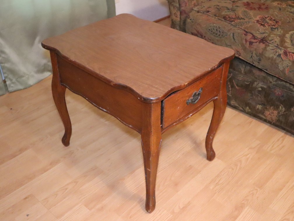 (2) Wooden Side Tables