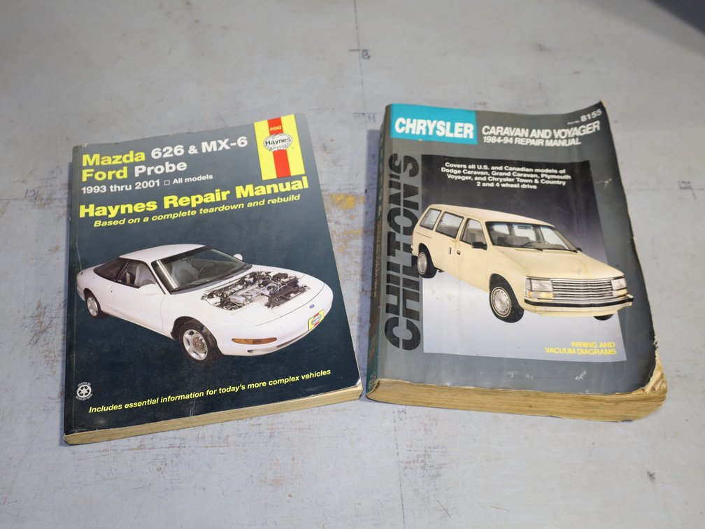 Auto Repair Manuals: Haynes Mazda 626,  MX-6 Ford Probe,